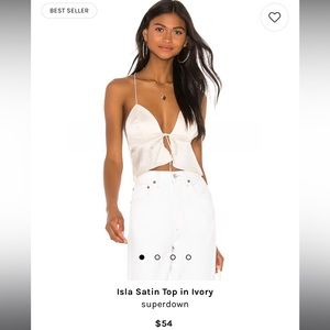 Revolve Superdown Tie Tank Top